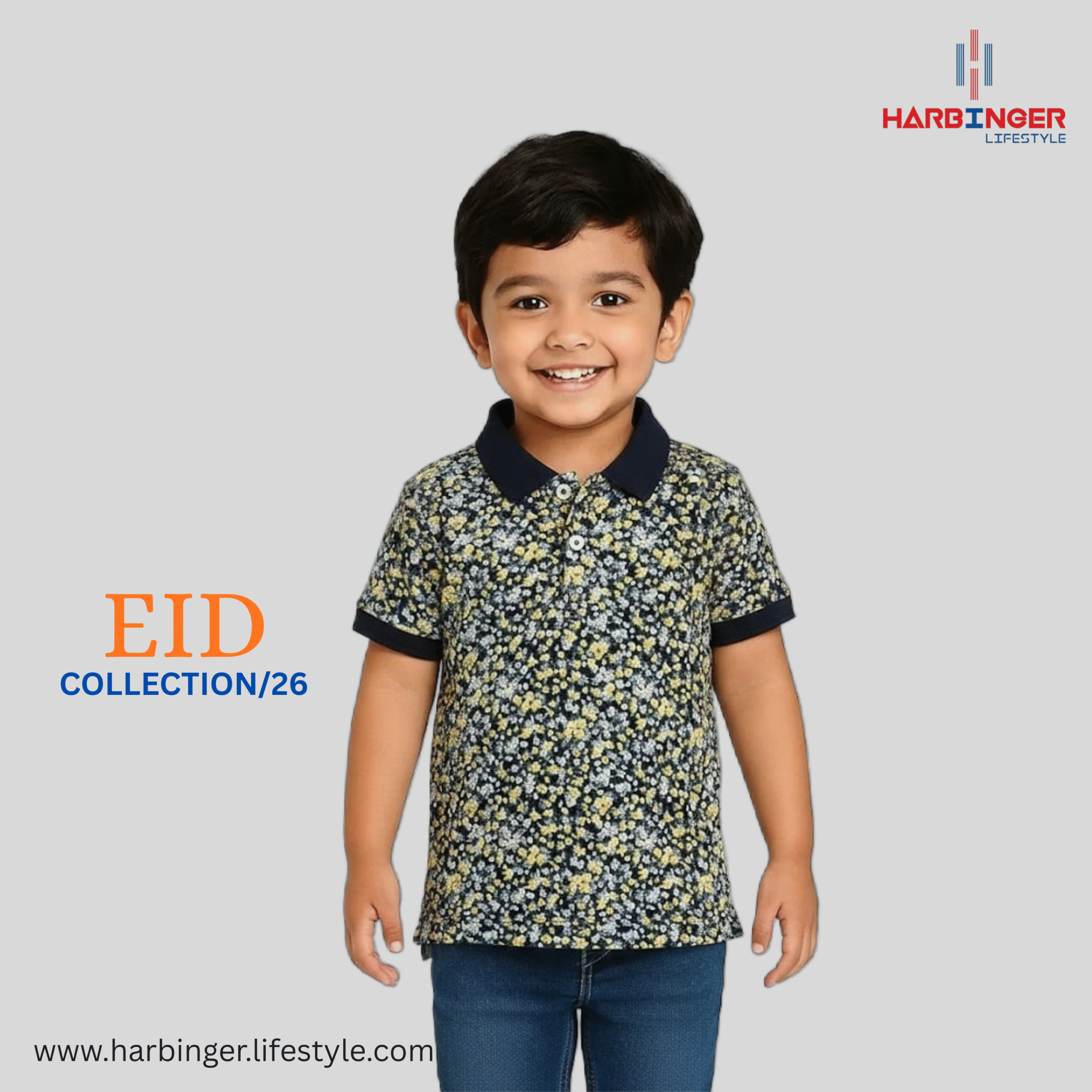 Haebinger Lifestyle (23) boys Short Sleeve Polo Shirt - Image 1