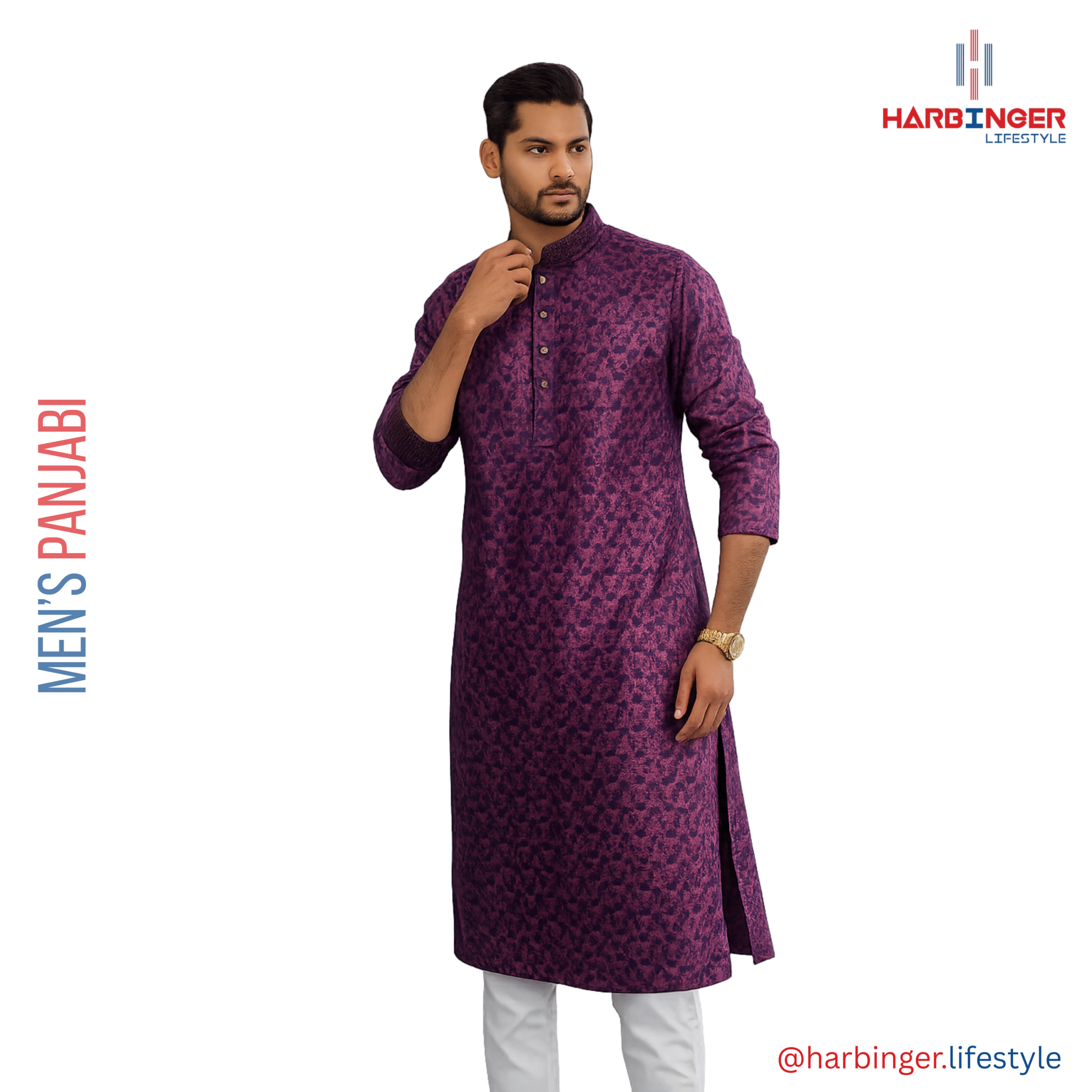 Haebinger Lifestyle (4) Men's Panjabi - Image 1