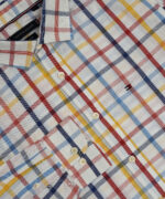 Mens Check Full Sleeve Shirt - Cotton Fabric - Image 2