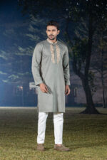 Noor Imperial - Sage Olive Panjabi - Image 3