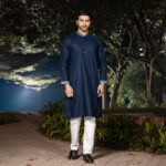 Timeless Signature - Navy Blue Panjabi