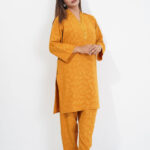 Saffron Elegance – Jafran Co-Ord Set
