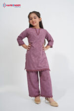Mauve Jafran Fabric Kids Co-Ord Set - Image 4