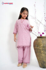 Pink Jafran Fabric Kids Co-Ord Set - Image 2