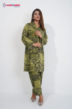 Olive Heritage – Viscose Co-Ord Set