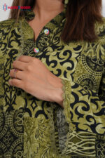 Olive Heritage – Viscose Co-Ord Set - Image 2