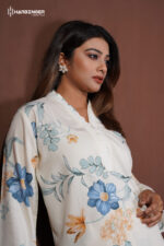 Women Off-White Floral Print Co-Ord Set - Image 2