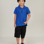 Boys Blue & Black Casual Set