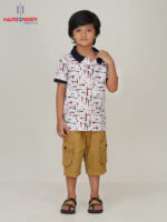 Boys Geometric Pattern Polo - Image 2