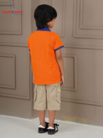 Boys Premium Orange Polo - Image 3