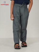 Boys Slate Grey Remi Cotton Trouser