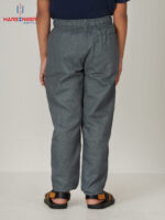 Boys Slate Grey Remi Cotton Trouser - Image 2