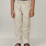 Boys Premium Beige Remi Cotton Trouser