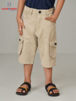 Boys Light Ash Cargo 3-Quarter Pant