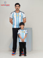 Father & Son Argentina Strike Jersy Set - Image 2