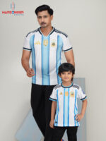 Father & Son Argentina Strike Jersy Set