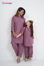 Mauve Elegance Mother & Daughter Set