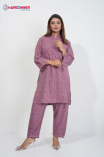 Mauve Elegance Mother & Daughter Set - Image 3